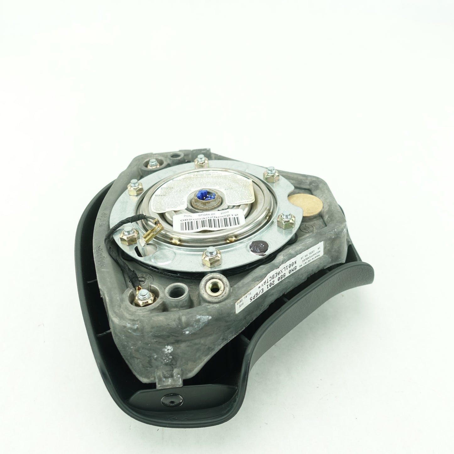 2003 Audi TT Steering Wheel Air Bag Airbag Black