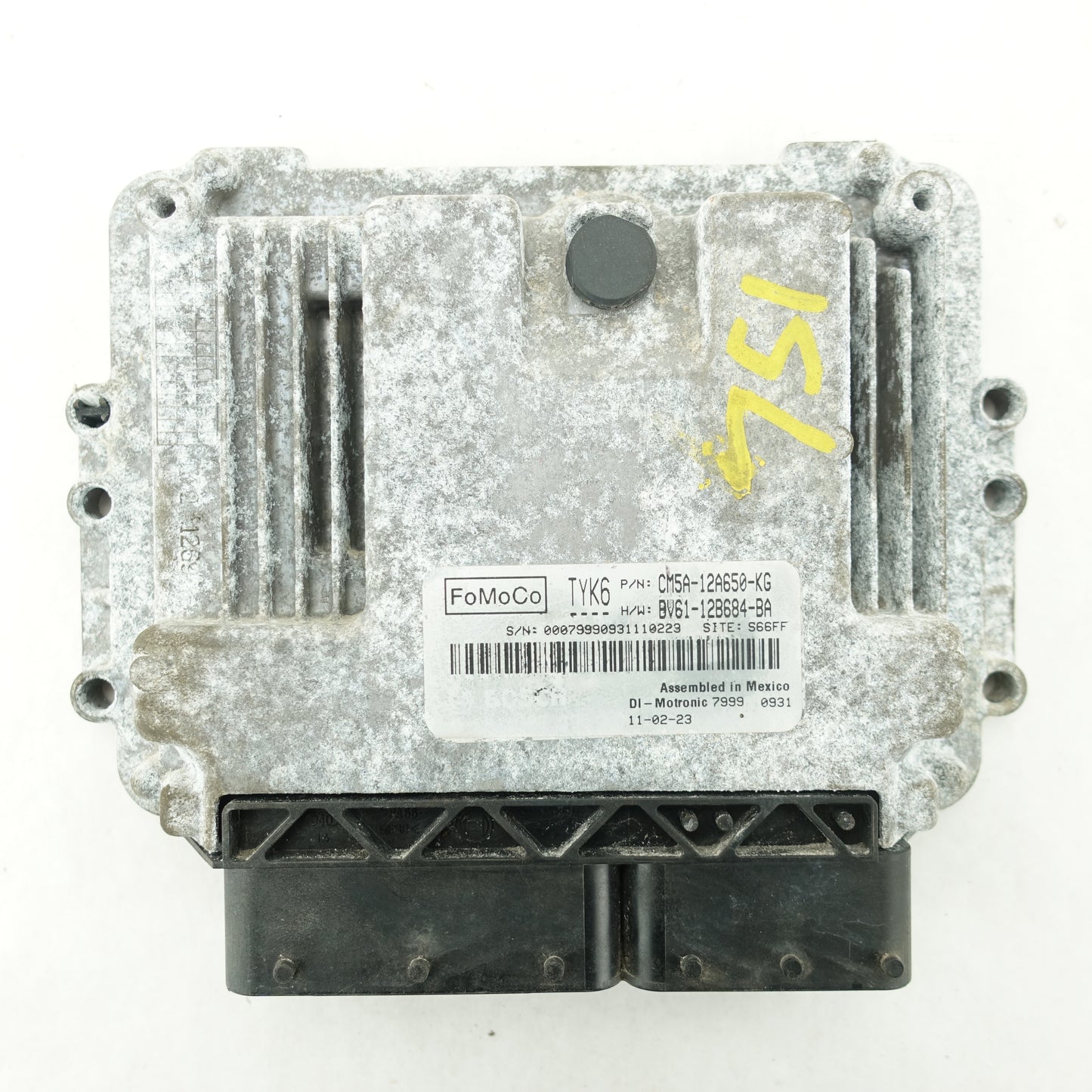 2012 Ford Focus ECM ECU Engine Brain Box Computer Control Module