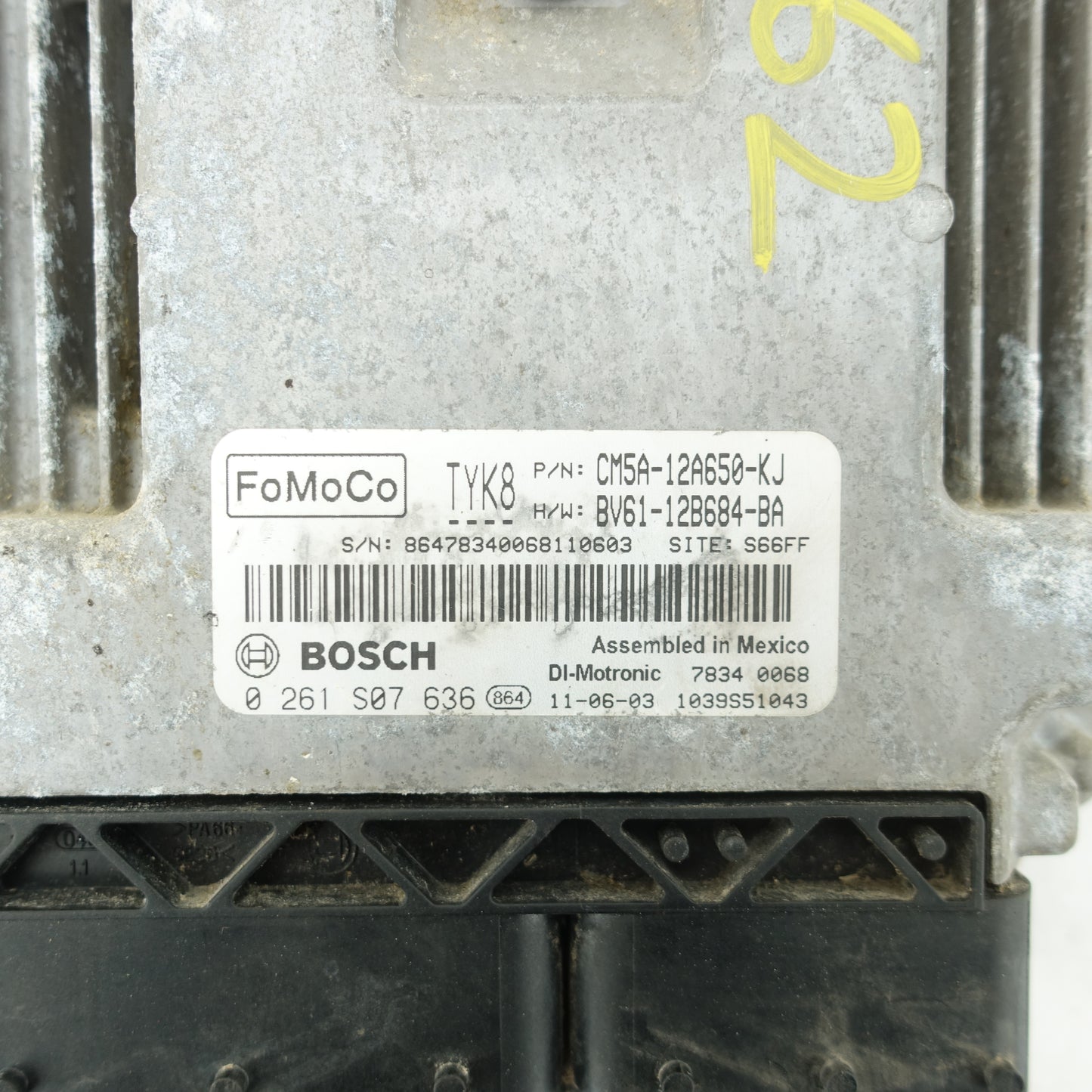 2012 Ford Focus ECM ECU Engine Brain Box Computer Control Module