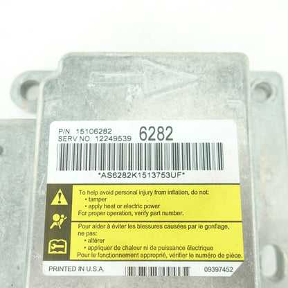 2005 Canyon Colorado Extended or Crew Cab Airbag Restraints Control Module Computer