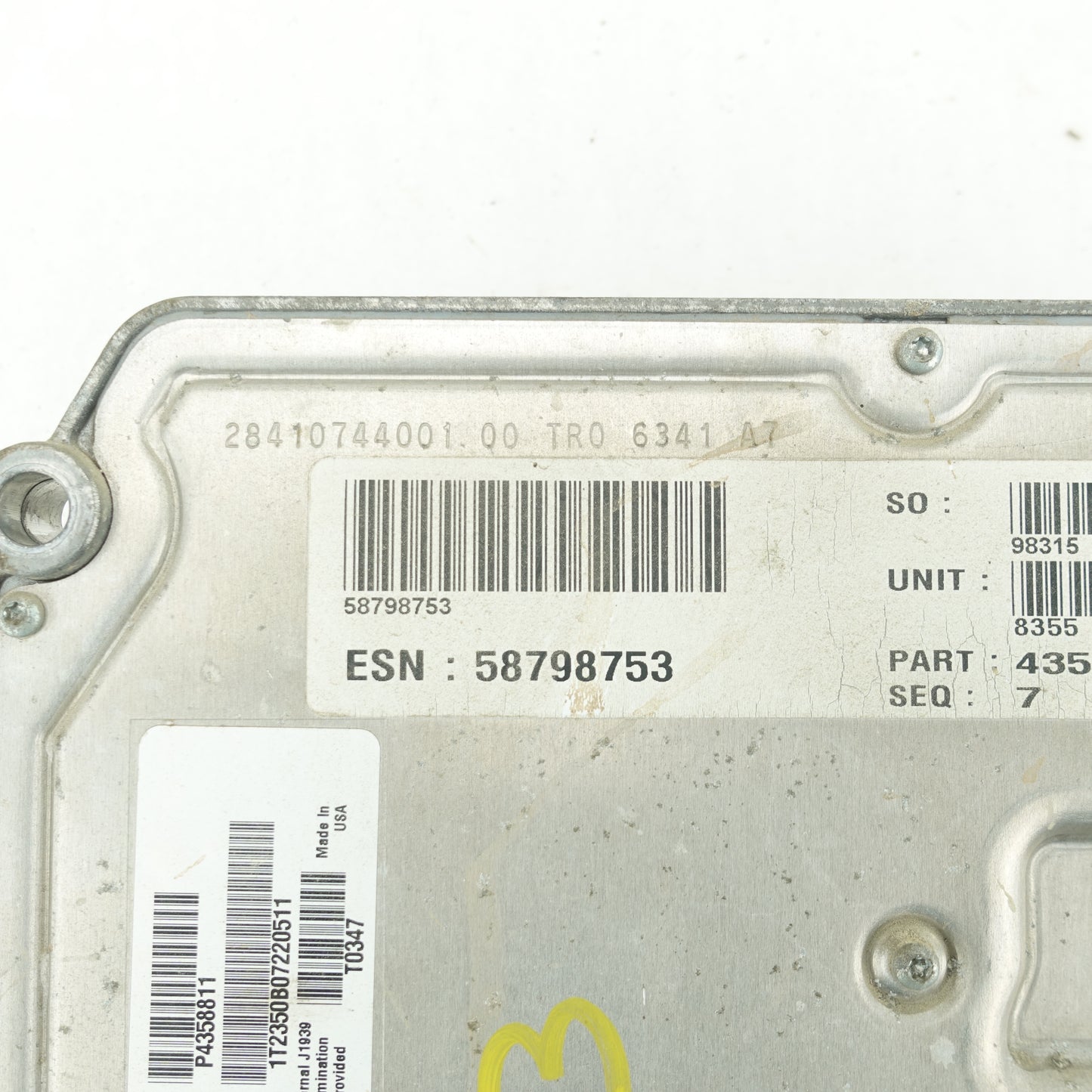 2017 Ram 5500 6.7L Cummins ECM ECU Engine Control Module Computer