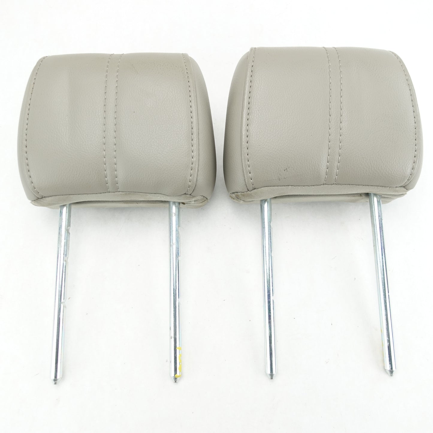 2008 2009 2010 Ford F250 F350 Rear Headrest Head Rest Gray Leather Set Pair