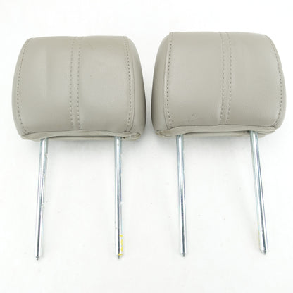 2008 2009 2010 Ford F250 F350 Rear Headrest Head Rest Gray Leather Set Pair