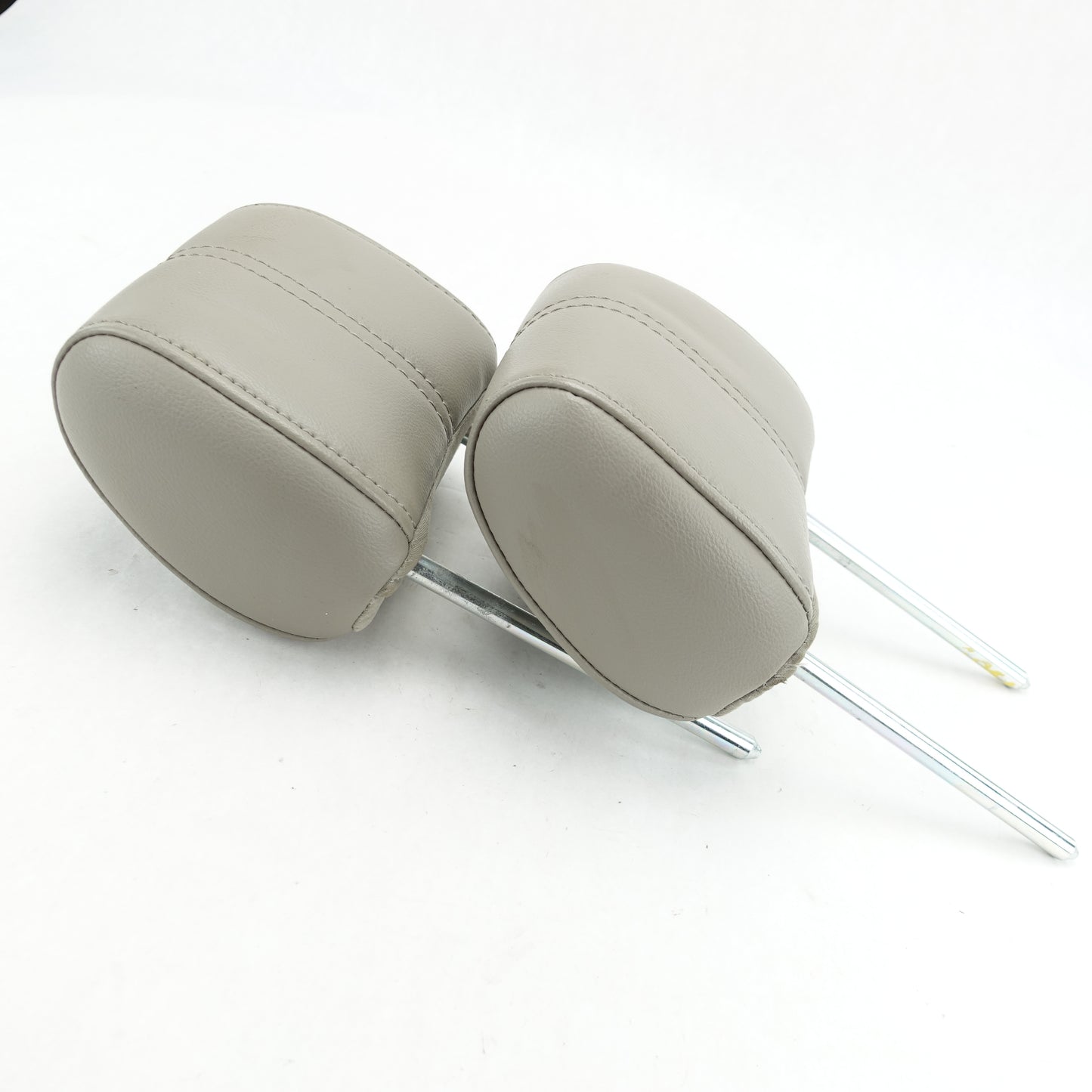 2008 2009 2010 Ford F250 F350 Rear Headrest Head Rest Gray Leather Set Pair