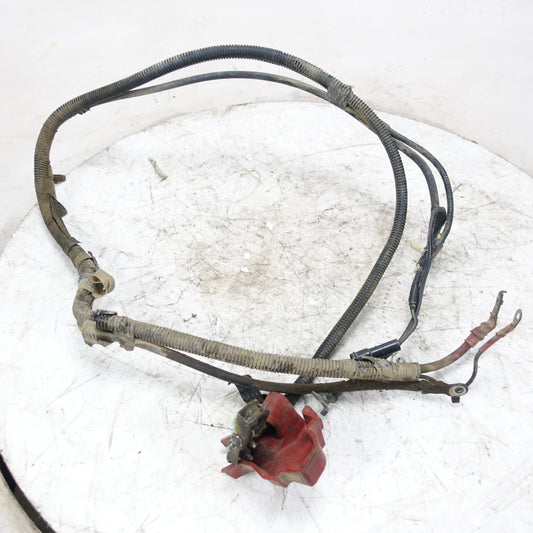 2009 Ford F550 6.8L V10 Positive Negative Battery Cable Wire