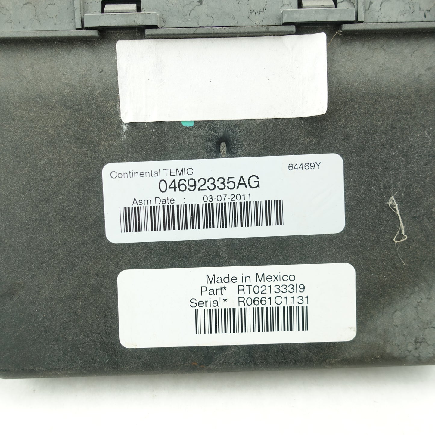 2011 Caravan Town & Country Engine Fuse Box Computer Module TIPM TEMIC