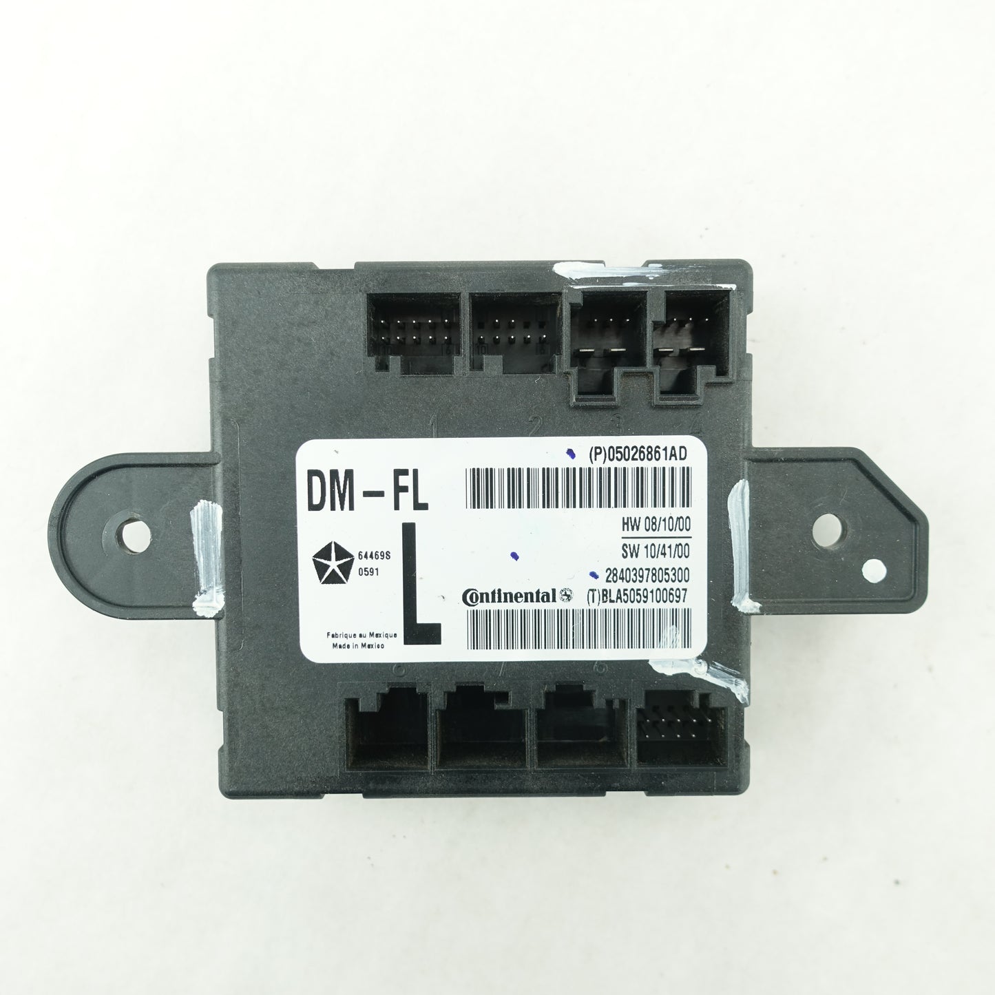 2011 2012 2013 2014 Town & Country Driver Left Front Door Hub Module Control
