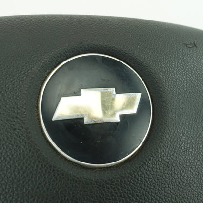 (Dented) 2008 2009 2010 Silverado 1500 Steering Wheel Driver Airbag Air Bag Two Connectors Black