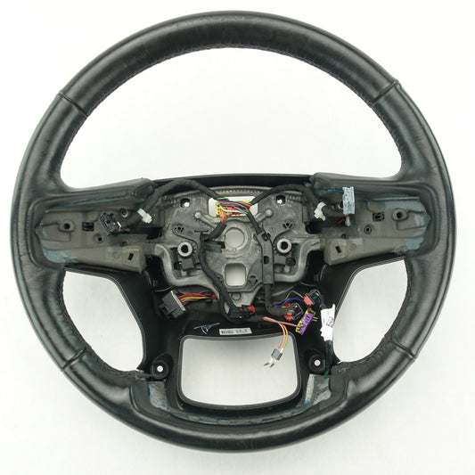 Damage 2020 2021 2022 2023 Silverado Sierra Steering Wheel Leather Heated Black