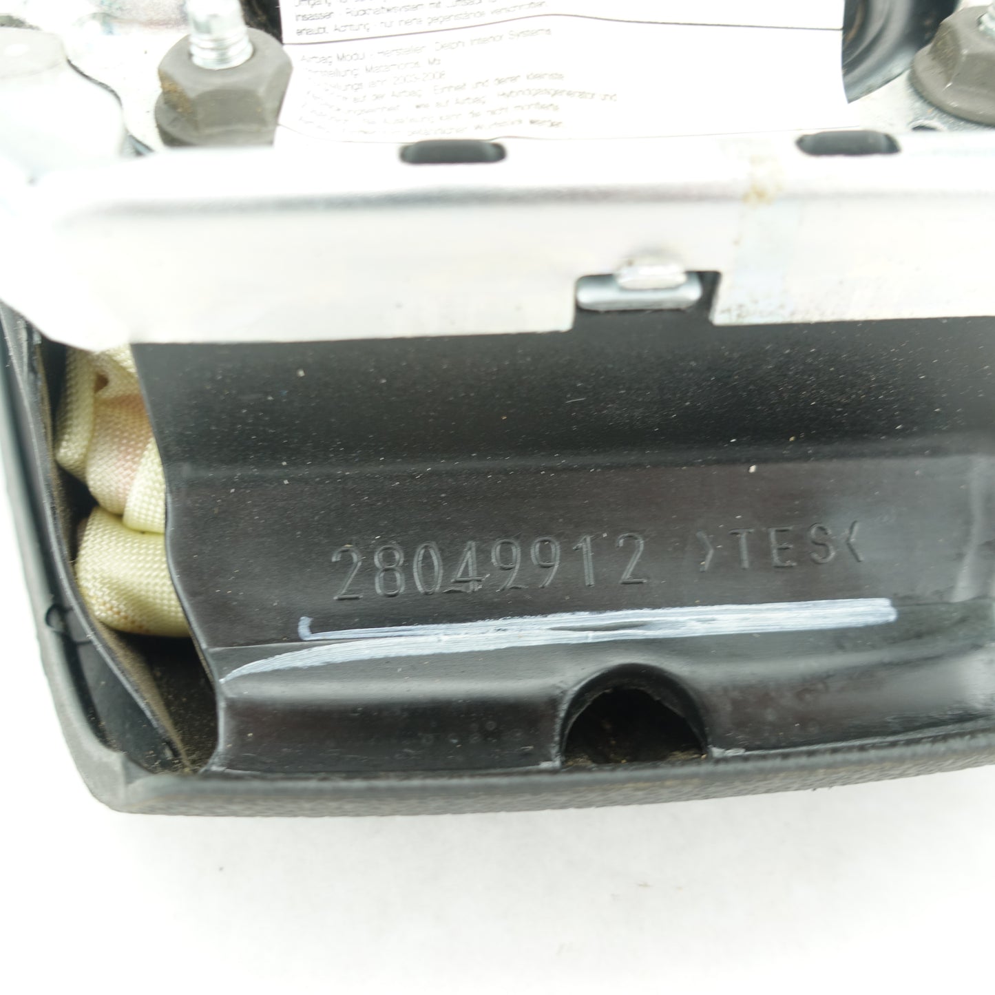 2007 2008 2009 2010 Silverado 2500 3500 Steering Wheel Driver Airbag Air Bag Black (One Connector)