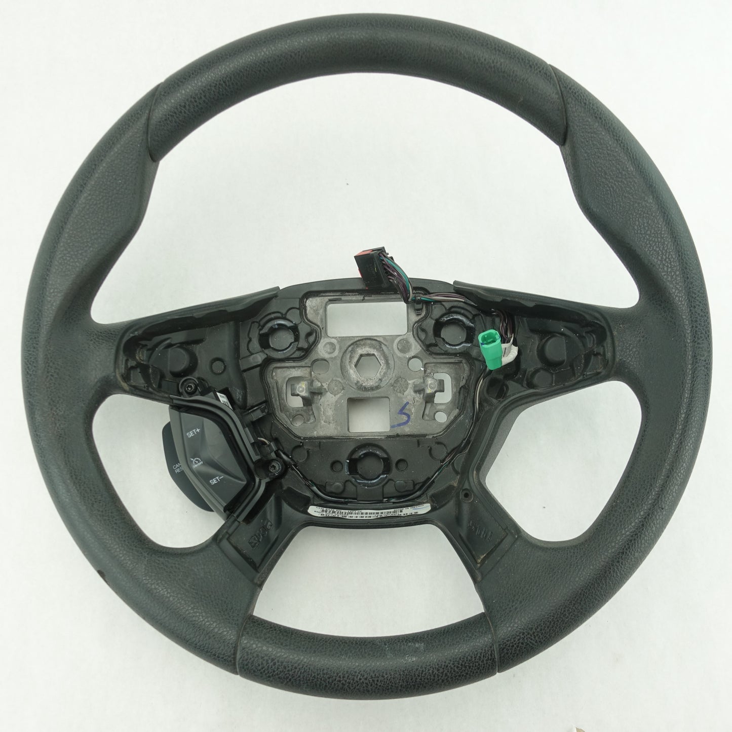 Damage 2012 2013 2014 Ford Focus Steering Wheel Black