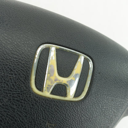 Damage 2006 2007 Honda Accord Sedan 3.0L Steering Wheel Airbag Air Bag Black