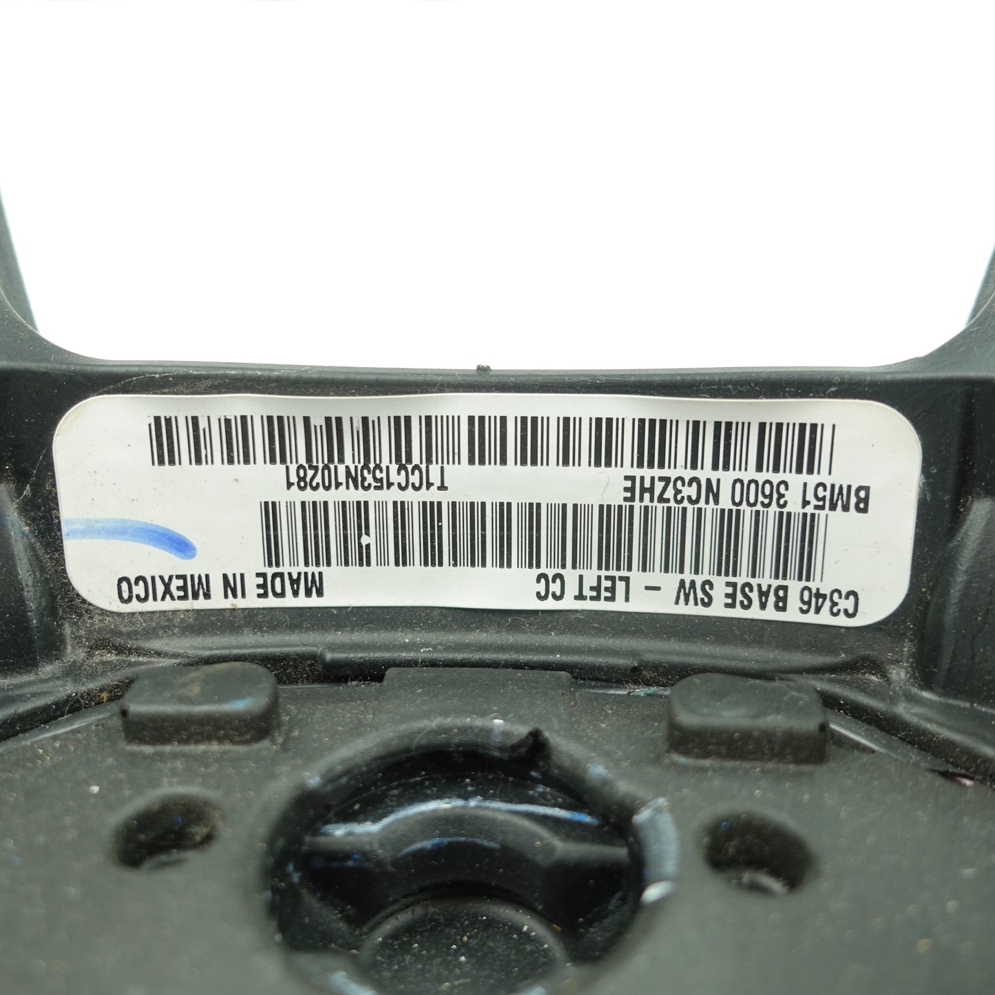 Damage 2012 2013 2014 Ford Focus Steering Wheel Black