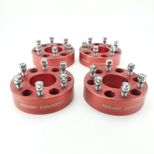Rough Country 6X5.5 2 Inch Spacers Set of 4 Pulled From 2020 Silverado 1500