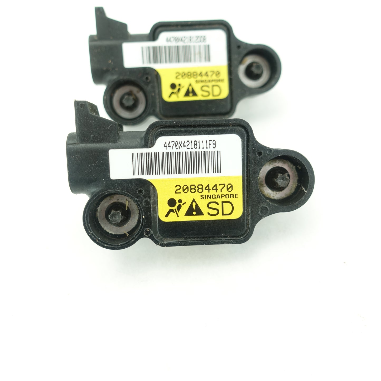 2010 2011 2012 2013 2014 Silverado Sierra Front Airbag Impact Sensor Set of 2