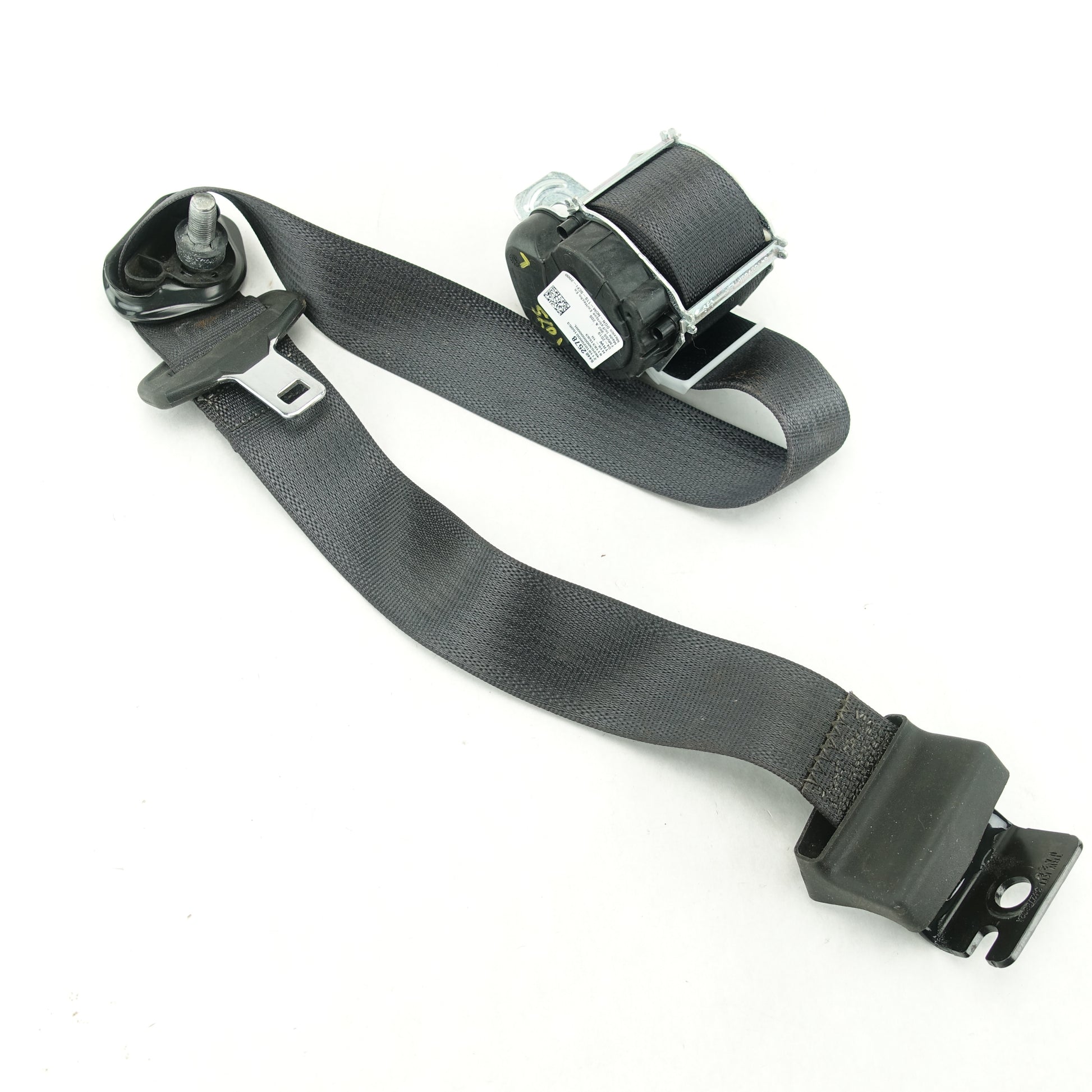 2019 2020 2021 22 Silverado Sierra Extended Crew Cab Rear Left Seat Belt Black