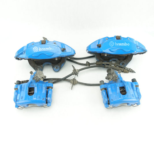 2016 2017 2018 Ford Focus RS Brake Calipers Front & Rear Caliper Set Brembo Blue