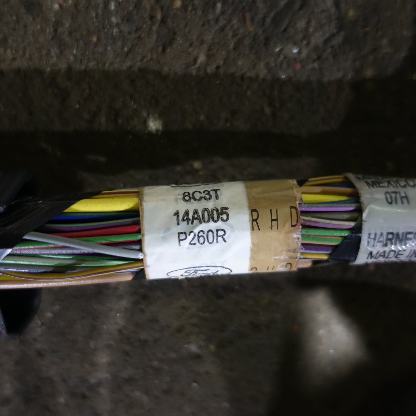 2008 Ford F250 F350 Floor Wire Harness Loom