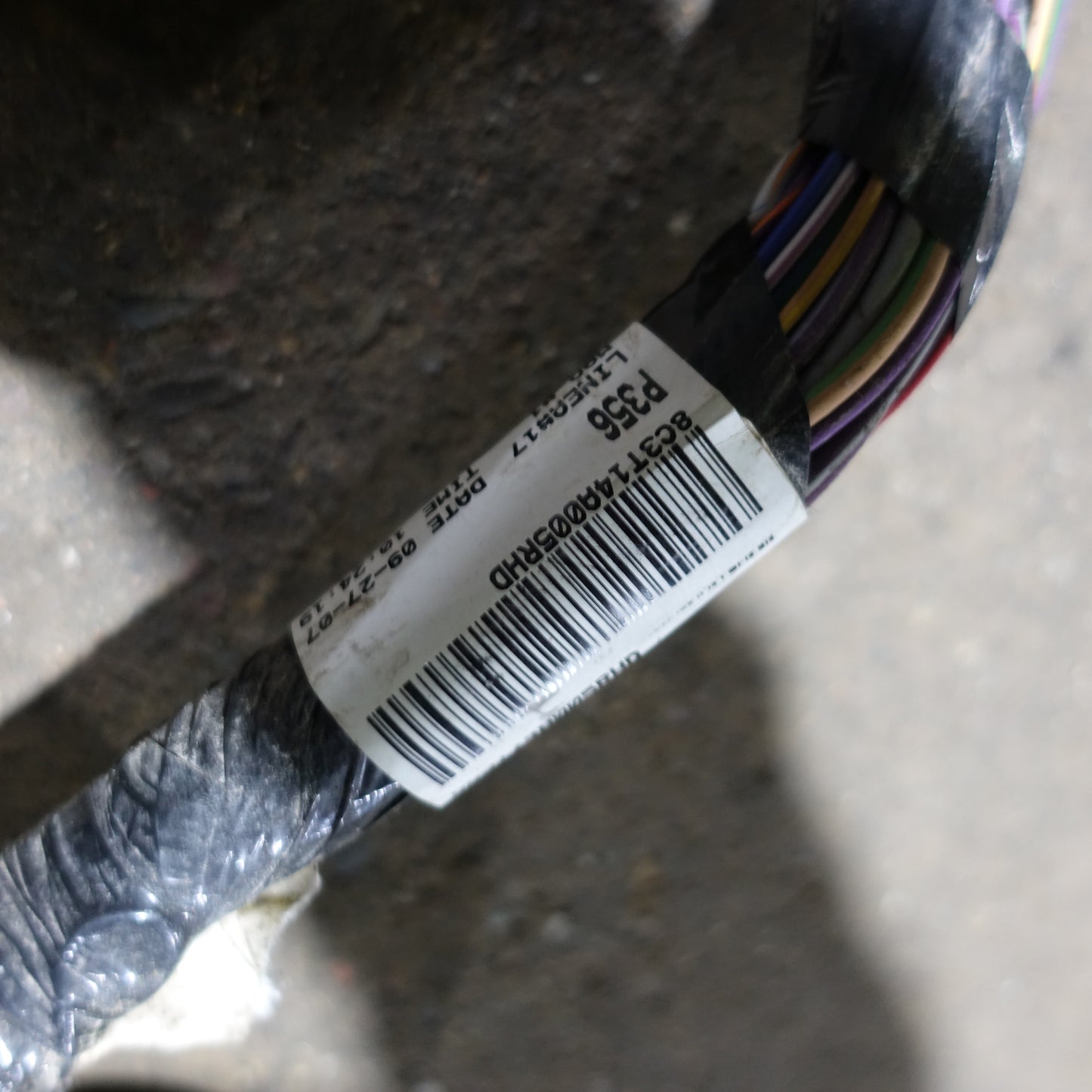 2008 Ford F250 F350 Floor Wire Harness Loom