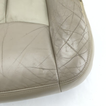 Damage 2004 2005 06 Yukon Suburban Left Driver Seat Bottom Cushion Leather Tan