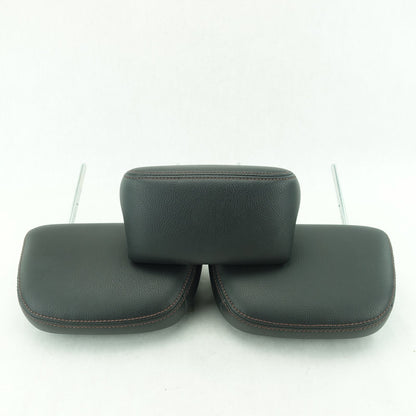 2011 2012 2013 2014 Ford Edge Rear Headrest Head Rests Black Set of 3