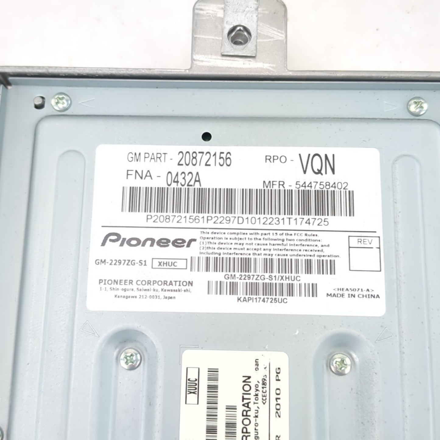 2010 2011 2012 2013 2014 2015 Equinox Terrain Amplifier Amp 6 Speaker System