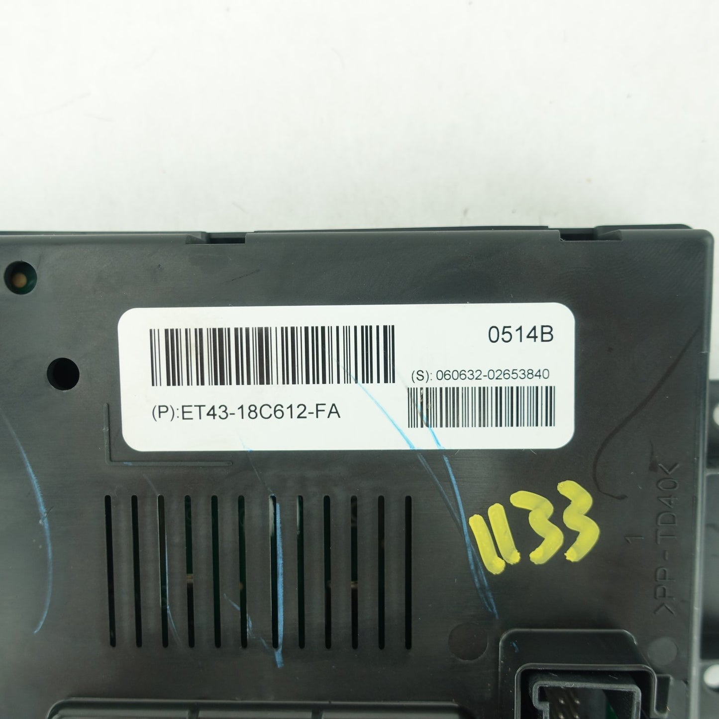 2014 Ford Edge Climate Control Module Temperature HVAC AC Heater