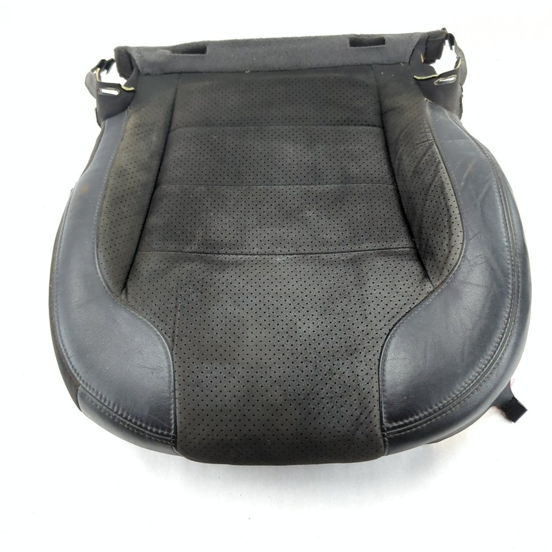 2011 2012 Ford Taurus SHO Left Seat Bottom Cushion Cover Black Leather Suede