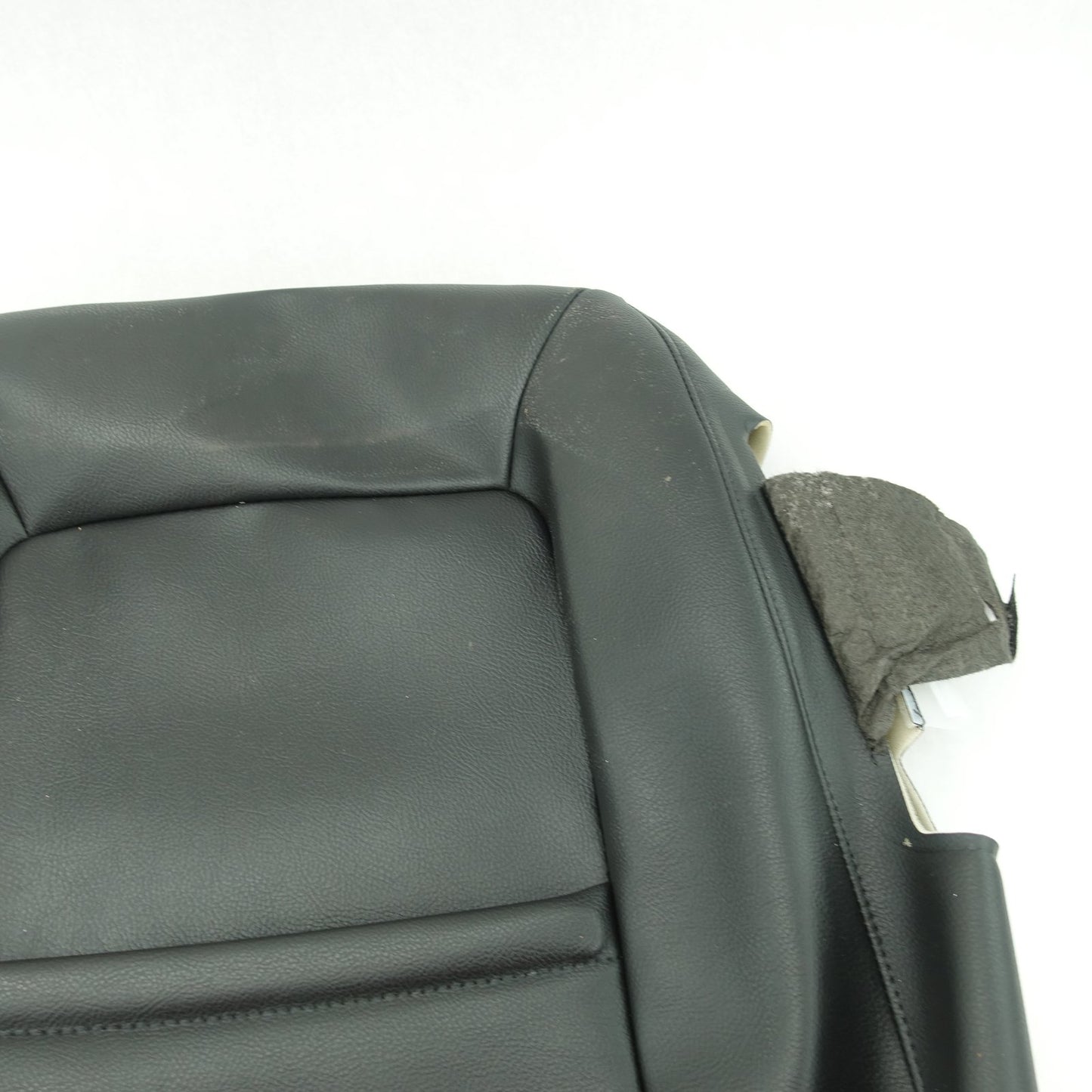 2013 2014 Ford Edge Passenger Right Front Seat Back Cover Skin Black Leather