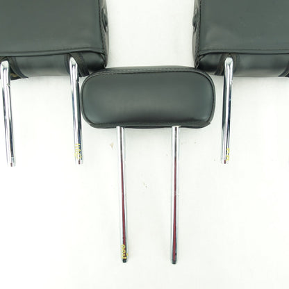 2015 2016 2017 2018 2019 Ford F150 Black Leather Headrest Set Rear Back Seat