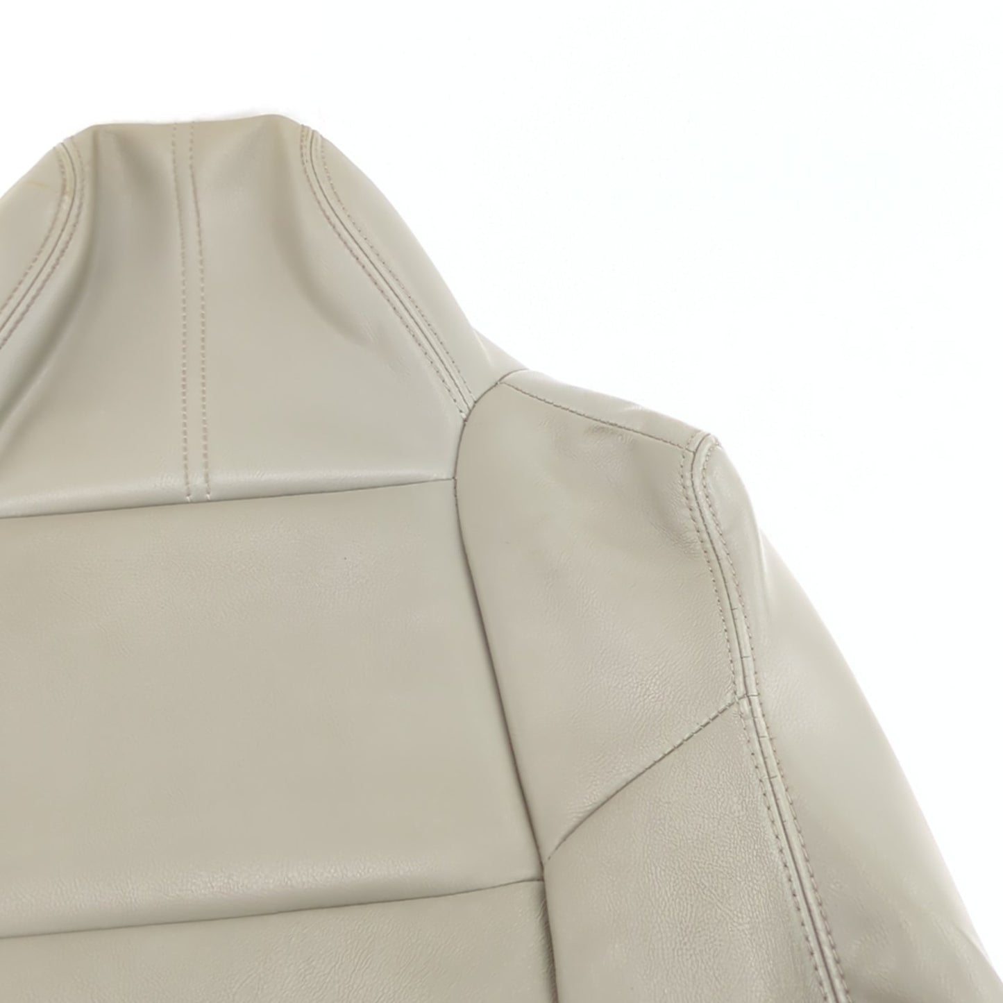 Damage 2008 2009 2010 Ford F250 F350 Seat Upper Skin Cover Leather Gray Left