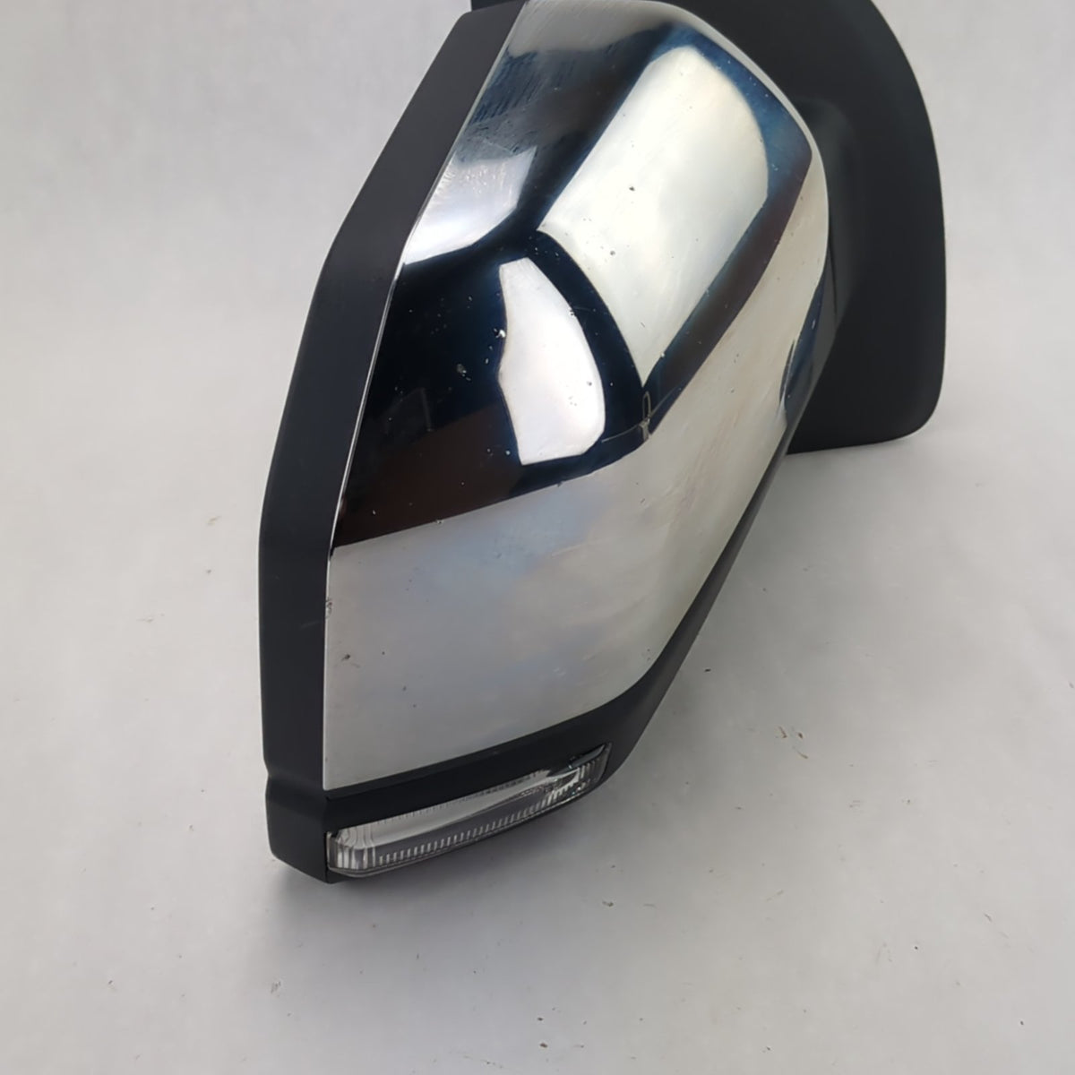 2016 2017 Ford F150 Passenger Right Power Folding Chrome Cap Blind Spot Mirror