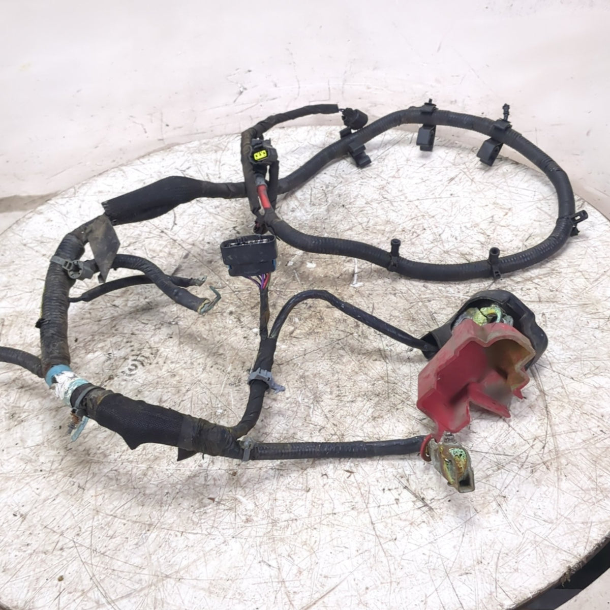 2010 2011 2012 Ford Taurus Positive Negative Battery Cable Wire Harness Ground