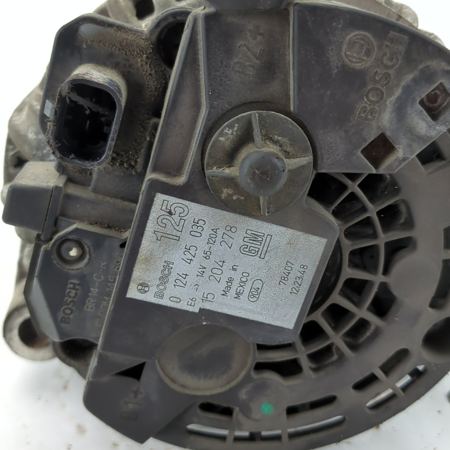 2011 2012 2013 2014 Silverado Sierra 2500 3500 Alternator 125 Amp 12V 120A