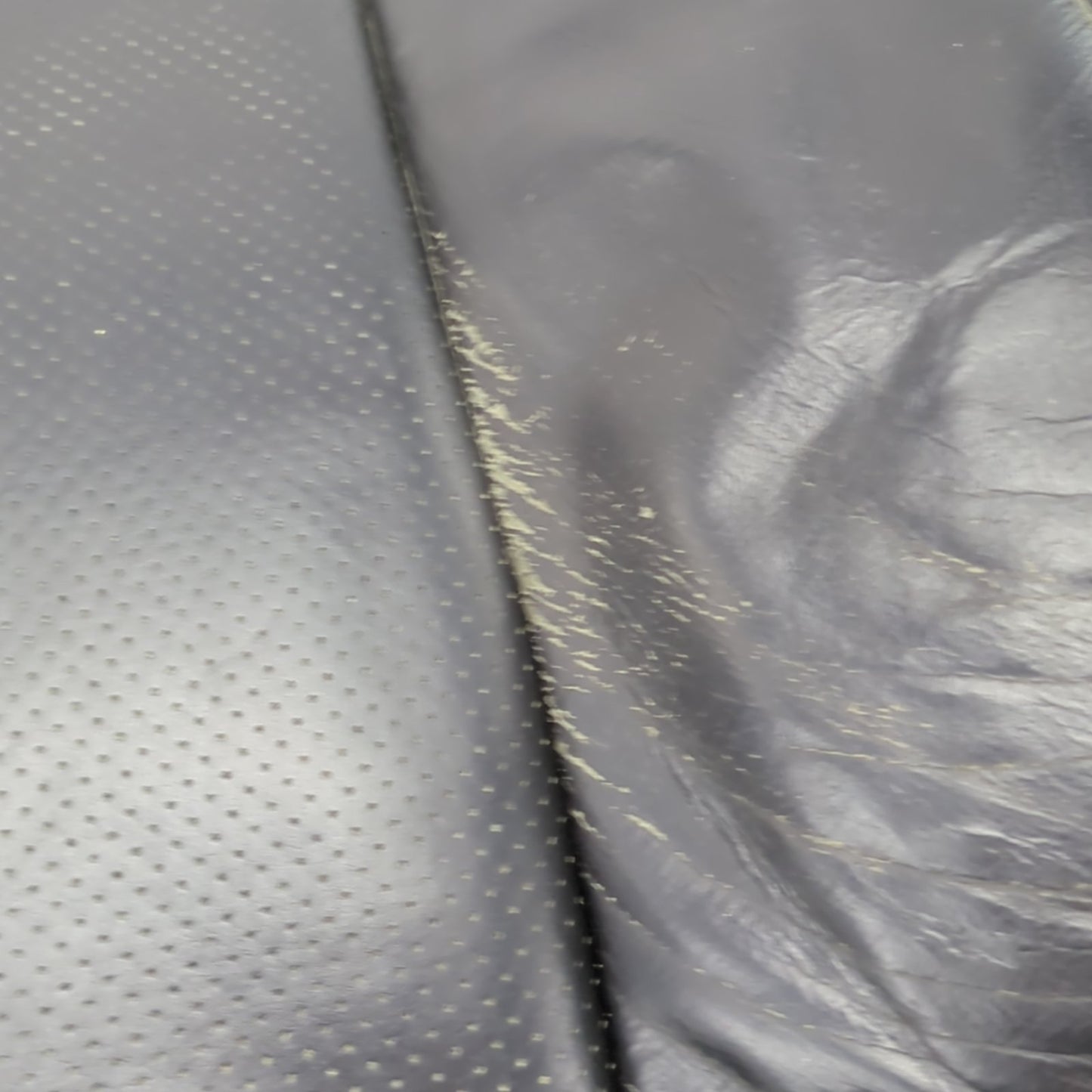 Wear 2014 2015 2016 Ford F250 F350 Left Seat Upper Cushion Cover Black Leather