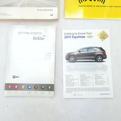 2011 Chevrolet Equinox Owners Manual Guide Book