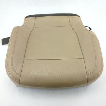 Read 2015 2016 Ford F150 Passenger Seat Bottom Cushion Leather Tan Vented