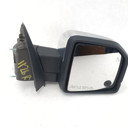 2016 2017 Ford F150 Passenger Right Power Folding Chrome Cap Blind Spot Mirror