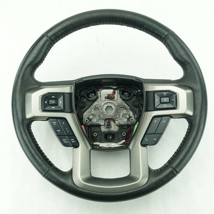 2015 2016 2017 Ford F150 Steering Wheel Assembly Heated Leather Black
