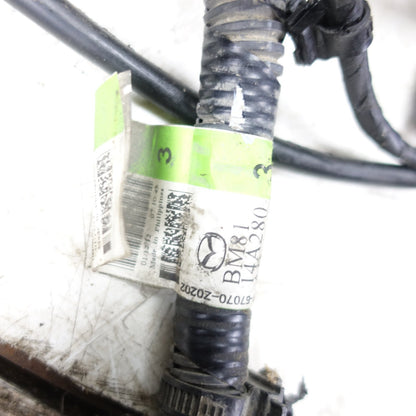 2011 2012 2013 Mazda 6 2.5L Battery Positive Negative Cable Wiring Harness