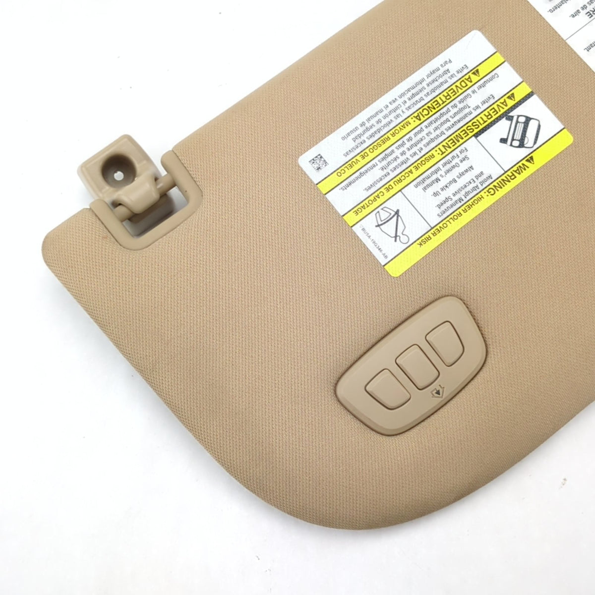 2015 2016 2017 Ford F150 Driver Left Sunvisor Sun Visor Garage Opener Tan