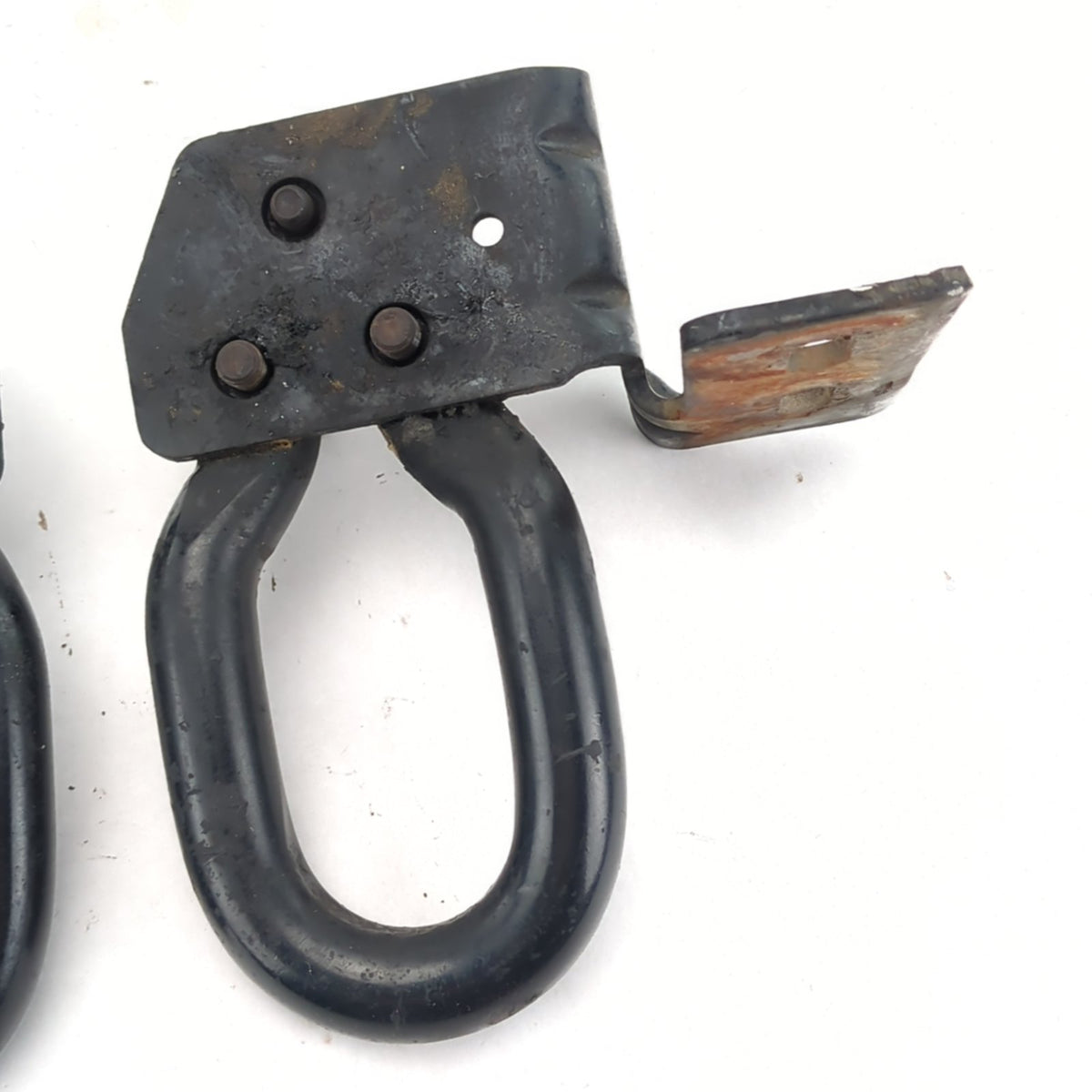 2011 2012 2013 14 Ford F250 F350 Front Left Right Pair Set Tow Hook Hooks Black