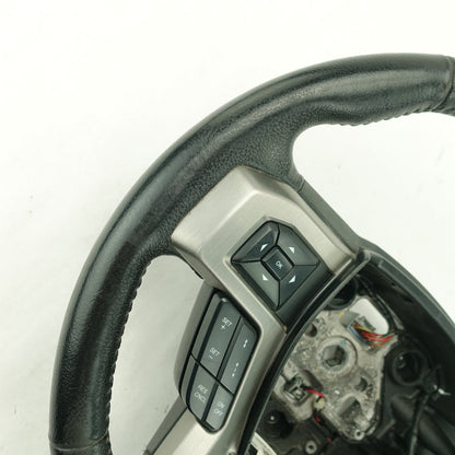2015 2016 2017 Ford F150 Steering Wheel Assembly Heated Leather Black
