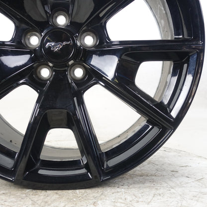 Damage 2017 Ford Mustang 19 inch 5 Spoke Black OEM Wheel Rim Ring