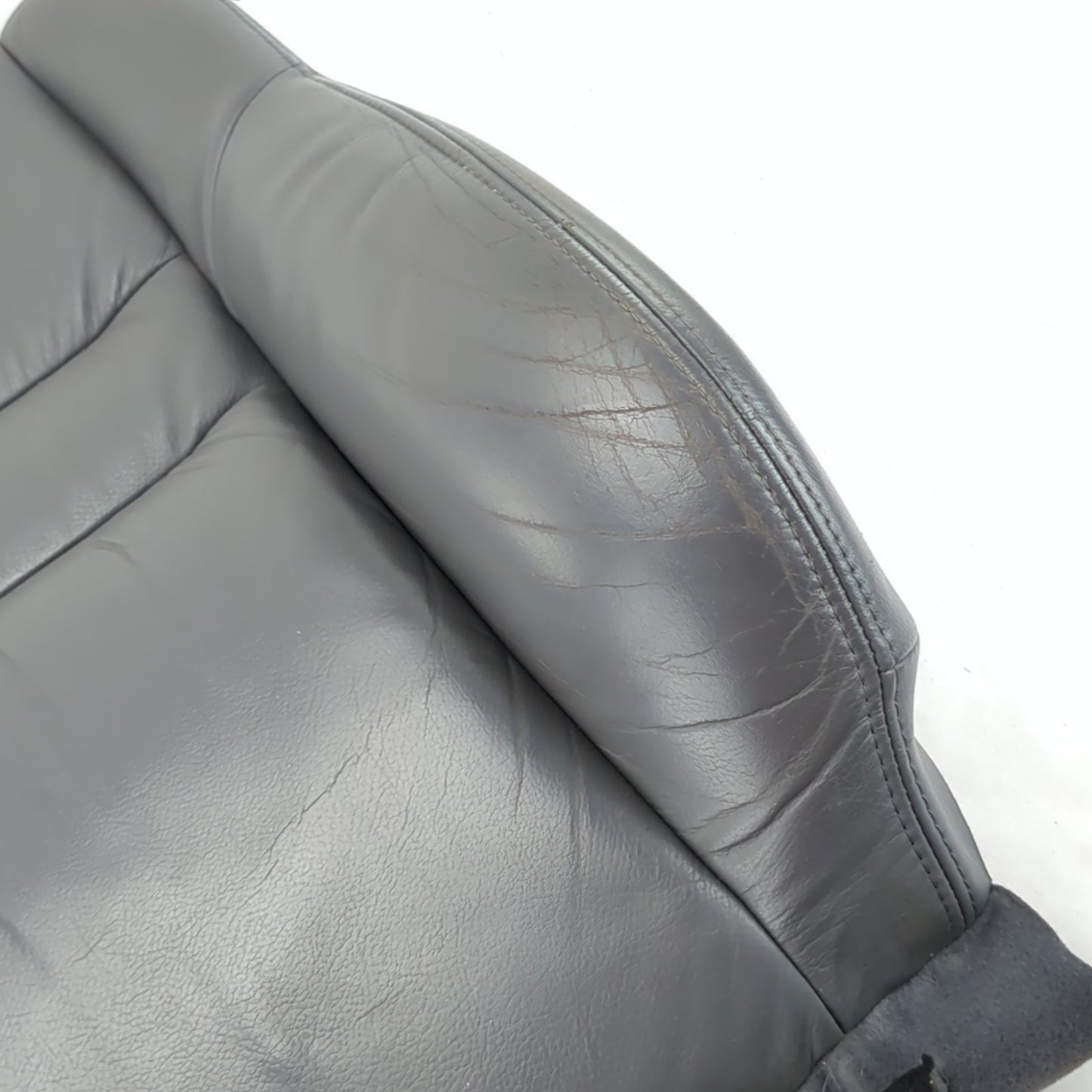 2003 2004 Honda Accord Left Driver Side Seat Upper Back Cushion Leather Gray