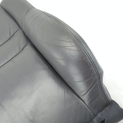 2003 2004 Honda Accord Left Driver Side Seat Upper Back Cushion Leather Gray