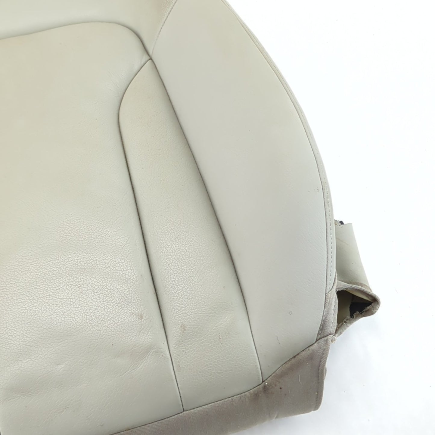 2010 2011 2012 Audi Q5 Right Passenger Seat Upper Cushion Cover Grey Leather