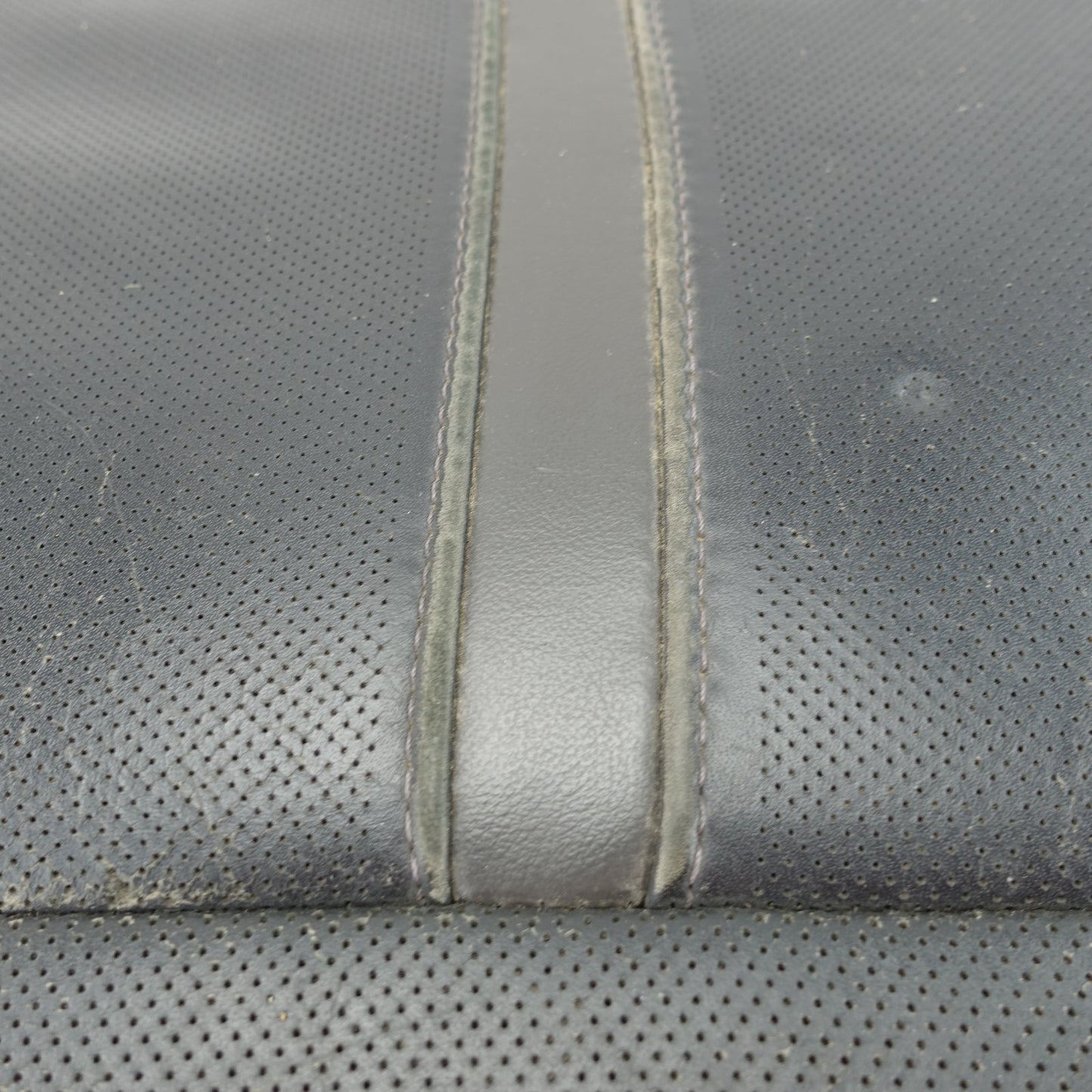 2015 16 Ford F150 Platinum Passenger Seat Bottom Cushion Leather Black Vented