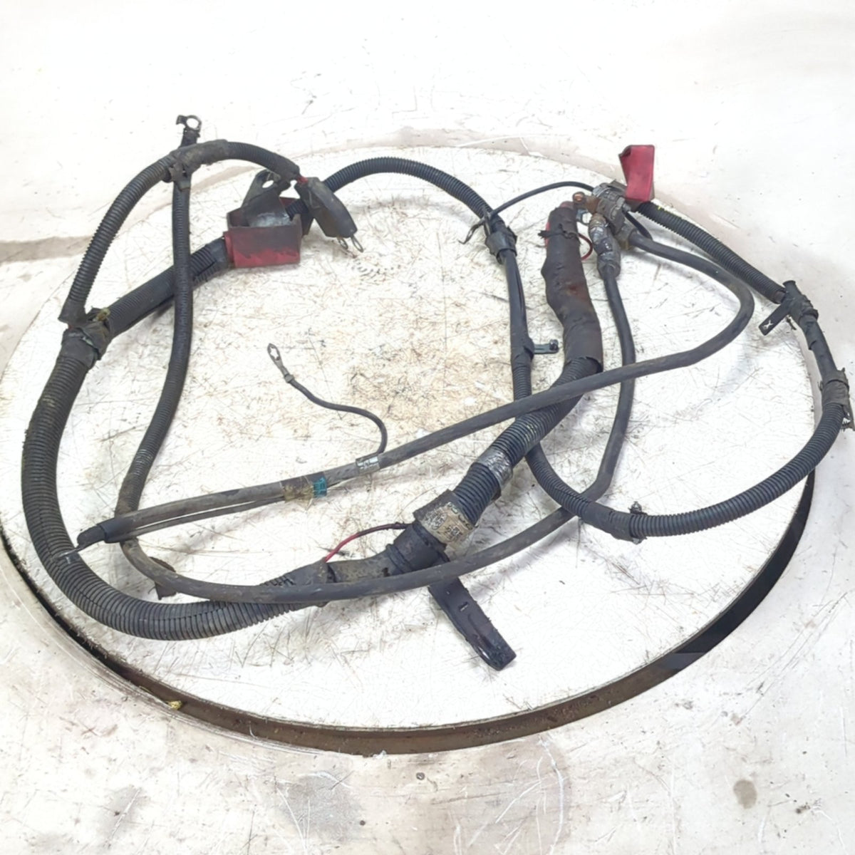 2000 Ford F450 F550 7.3L Positive Negative Battery Cable Wire Harness Set