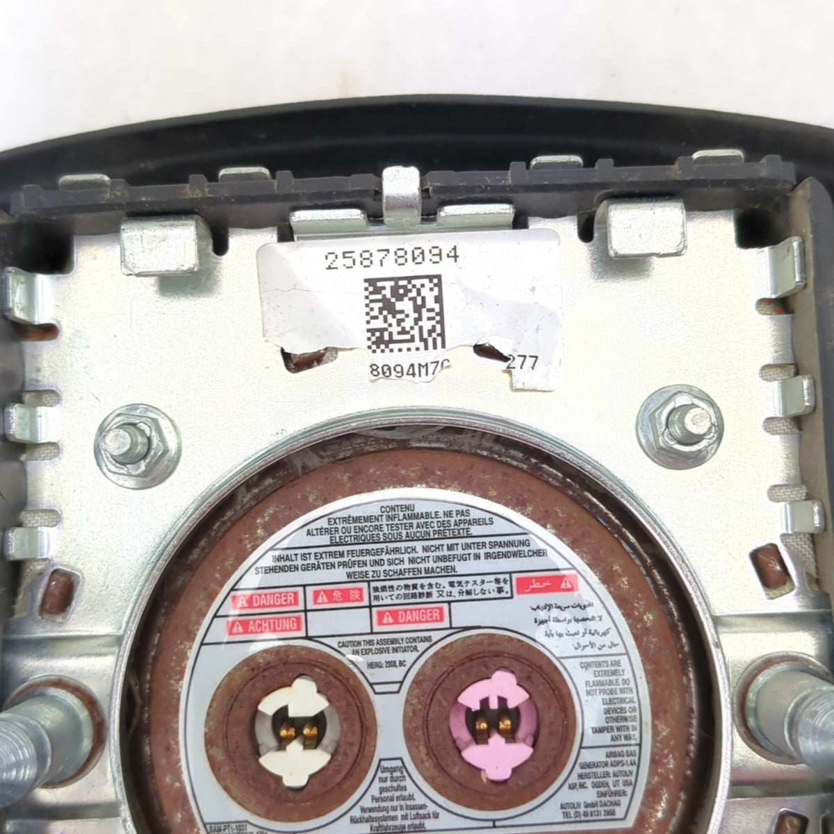 2008 2010 Saturn VUE Driver Steering Wheel Airbag Air Bag Black